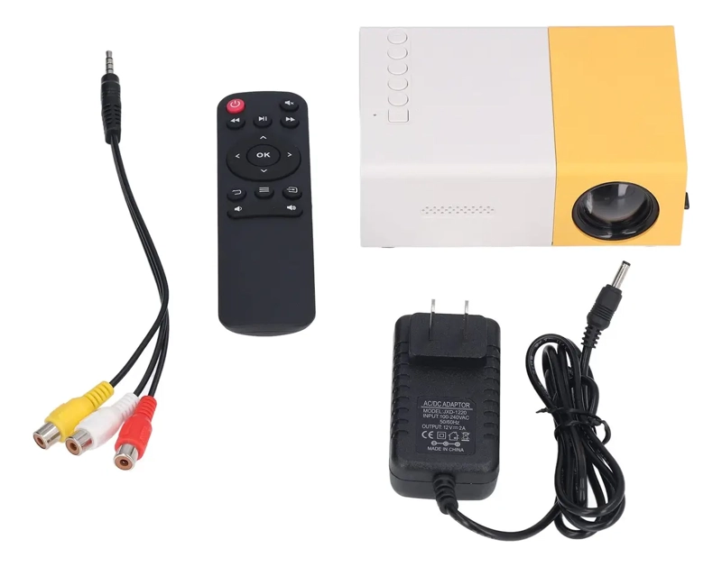 MINI PROYECTOR PORTATIL 4K RESOLUCION LED CINE EN CASA - 4