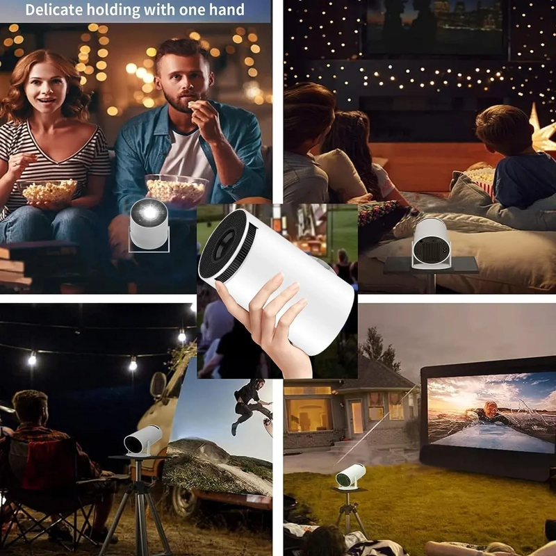 PROYECTOR MINI HY300 PROFESIONAL 4K HD WIFI SMARTTV PORTATIL - 2