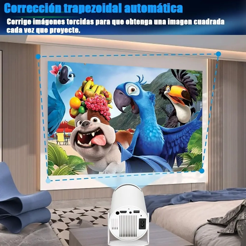 PROYECTOR MINI HY300 PROFESIONAL 4K HD WIFI SMARTTV PORTATIL - 9