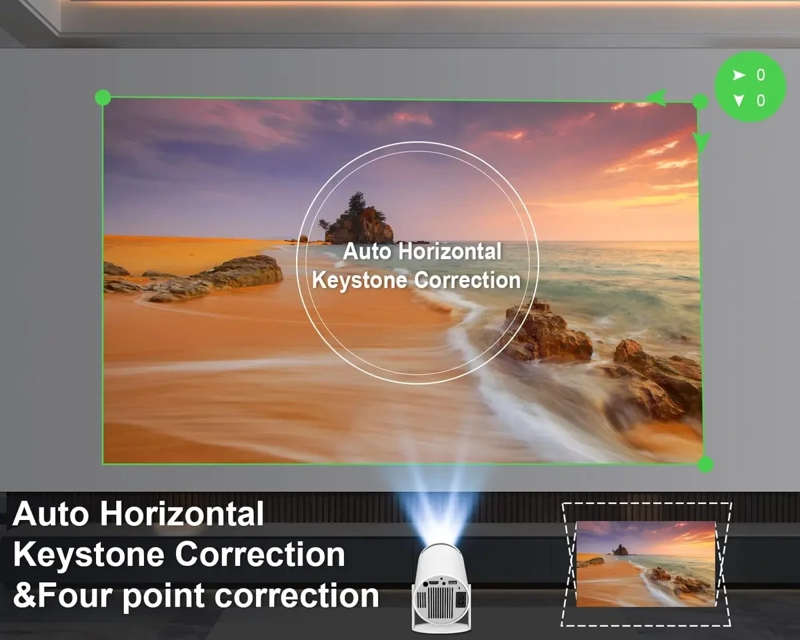 PROYECTOR MINI HY300 PROFESIONAL 4K HD WIFI SMARTTV PORTATIL - 10