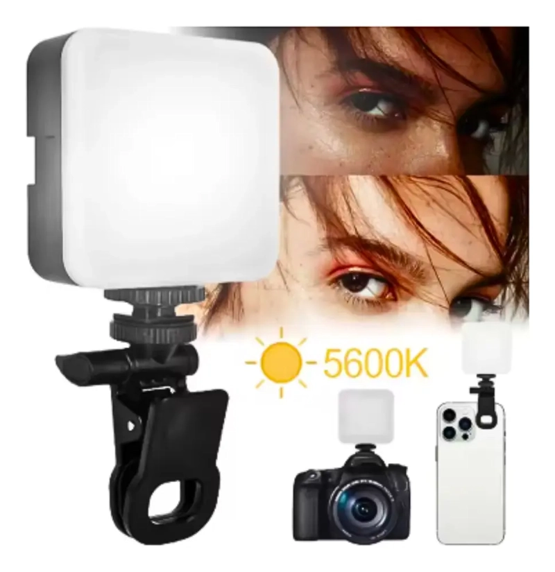 MINI LUZ LED PORTATIL PARA SELFIES VIDEOS - 5