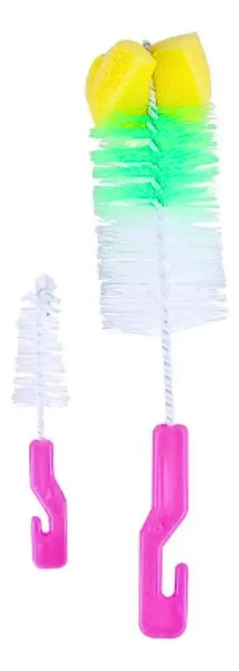 SET CEPILLO LIMPIADOR DE MAMADERA TETINA O BOTELLA MULTIUSOS - 3