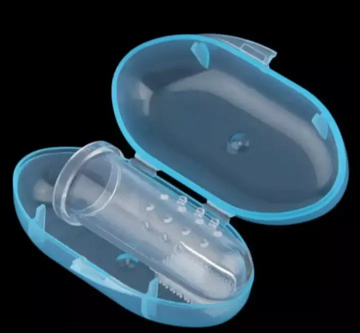 CEPILLO DEDAL DE DIENTES BEBE S + CAJITA DE ALMACENAMIENTO - 2