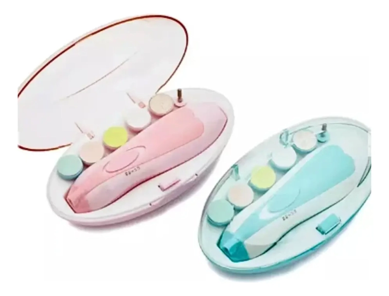 LIMA PARA UÑAS CORTADOR ELE CTRICO PARA BEBES LUZ SILENCIOSO - 4