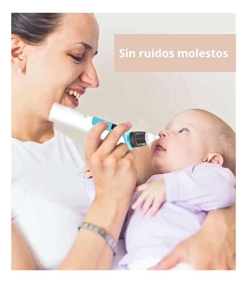 ASPIRADORA SUCCION NASAL ELE CTRICA PARA BEBES SILENCIOSA - 8