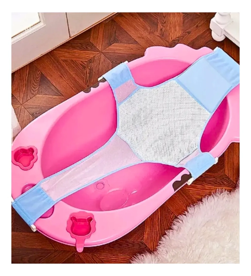MALLA SOPORTE APOYO PARA TINA BAÑO BEBE - 6