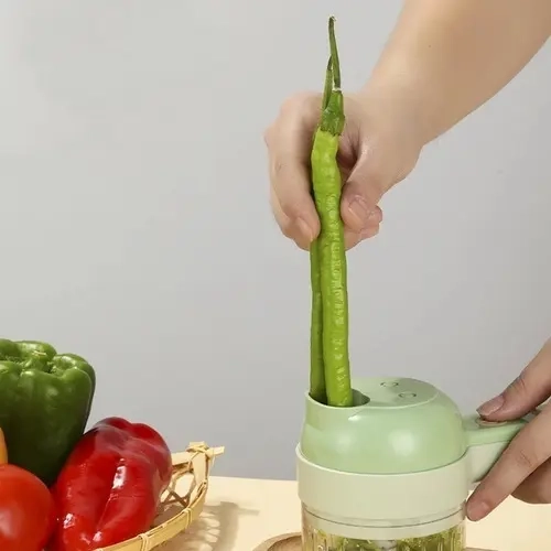 CORTADOR Y TRITURADOR ELE CTRICO DE VERDURAS - 4