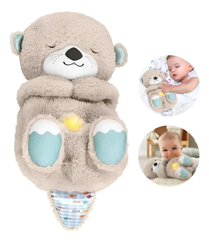 JUGUETE DE PELUCHE NUTRIA CALMANTE CON MUSICA Y MOVIMIENTO - 4