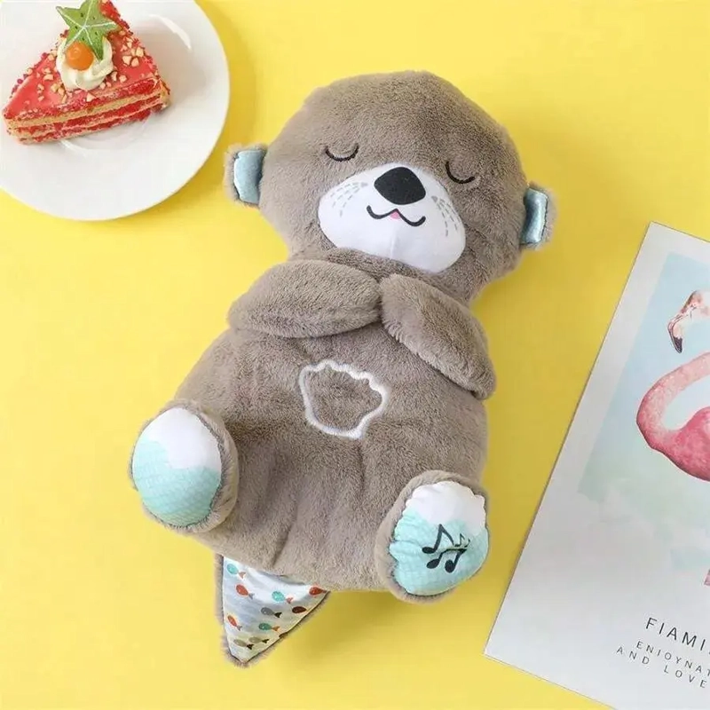 JUGUETE DE PELUCHE NUTRIA CALMANTE CON MUSICA Y MOVIMIENTO - 5