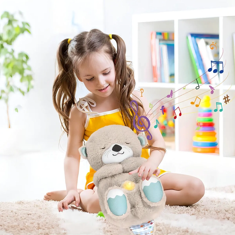 JUGUETE DE PELUCHE NUTRIA CALMANTE CON MUSICA Y MOVIMIENTO - 8