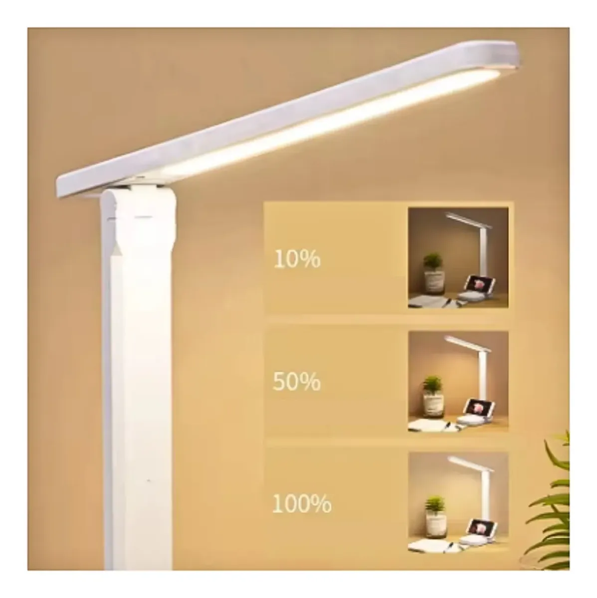 LAMPARA DE ESCRITORIO LUZ LED PLEGABLE LUZ NATURAL - 4