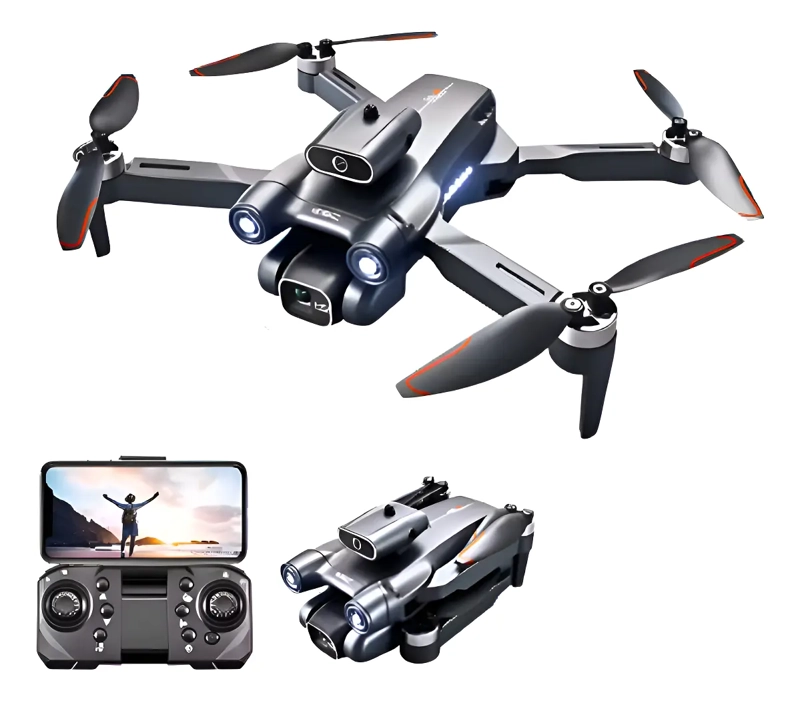 DRONE CAMARA DUAL HD SIN ESCOBILLA EVITA OBSTACULOS WIFI