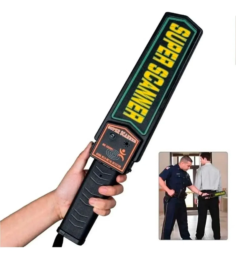 DETECTOR DE METALES PORTATIL ALTA SENSIBILIDAD METAL SCANNER - 4