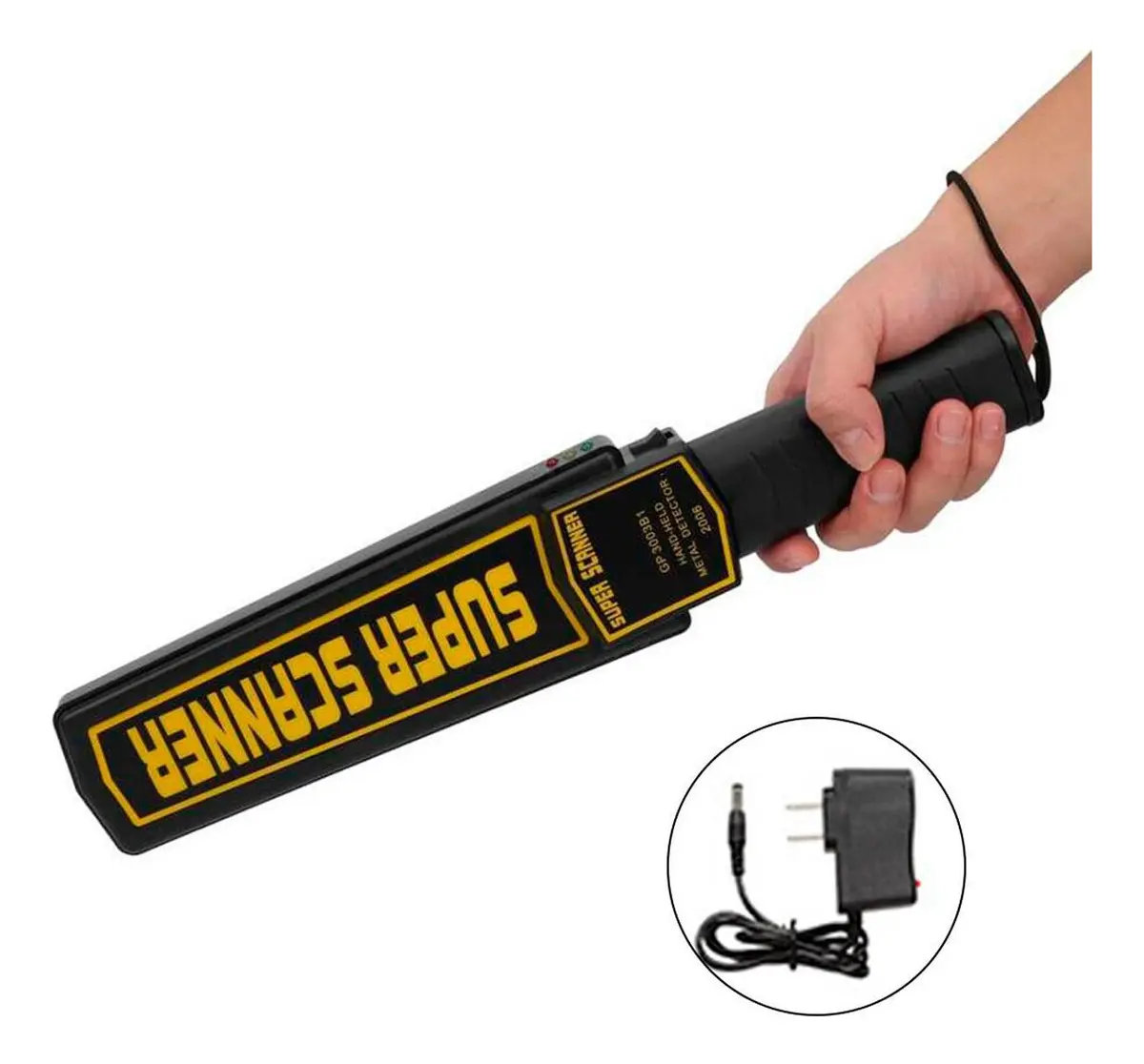 DETECTOR DE METALES PORTATIL ALTA SENSIBILIDAD METAL SCANNER - 8