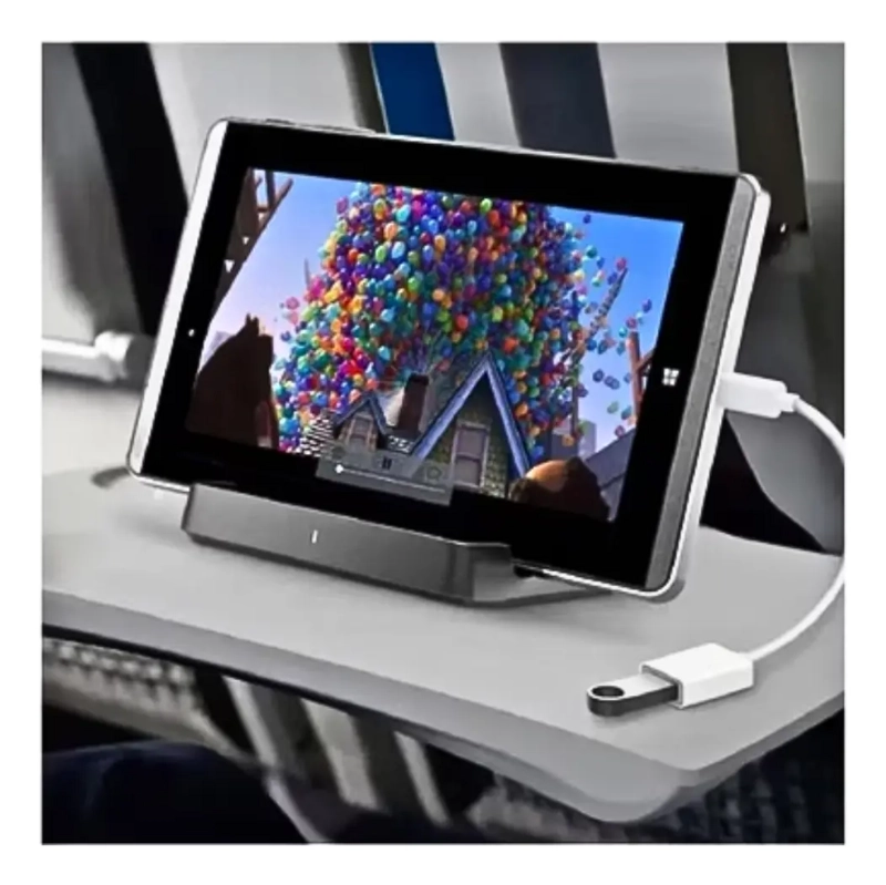 CABLE DE DATOS ADAPTADOR DE USB-C A USB OTG COLOR BLANCO - 3