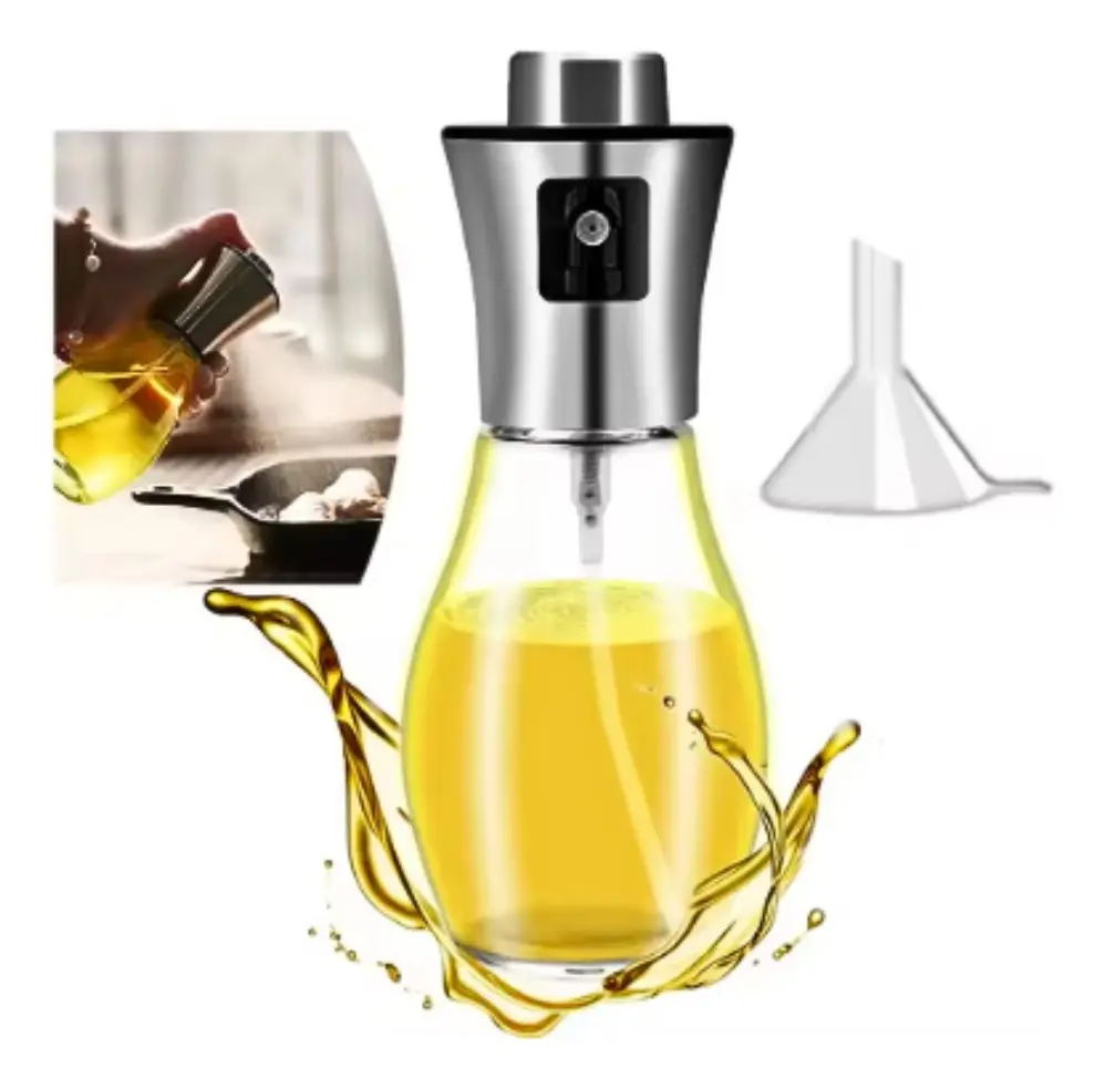 SPRAY ROCIADOR PULVERIZADOR DE ACEITE ACERO INOXIDABLE 200ML - 1