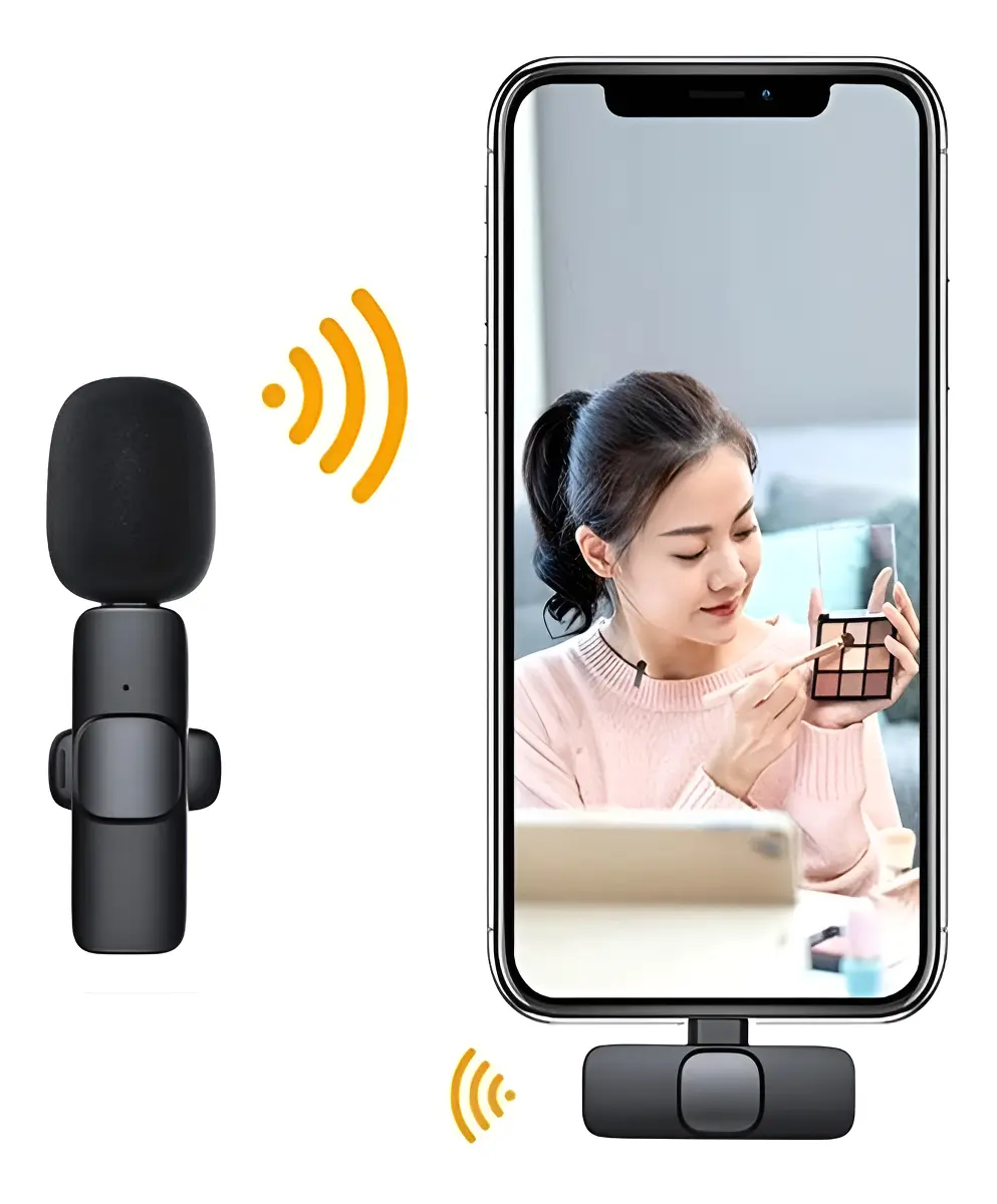 MICROFONO CORBATERO INALAMBRICO ACCESORIOS LIGHTNING IPHONE IPAD - 6
