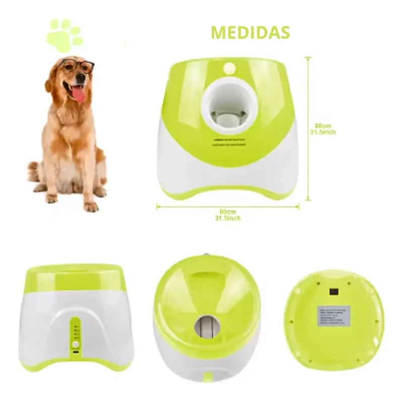 LANZADOR AUTOMATICO DE PELOTAS MAQUINA ENTRENAMIENTO PERROS - 4