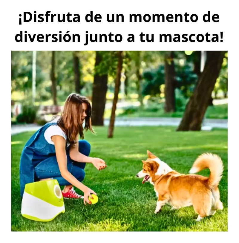 LANZADOR AUTOMATICO DE PELOTAS MAQUINA ENTRENAMIENTO PERROS - 7
