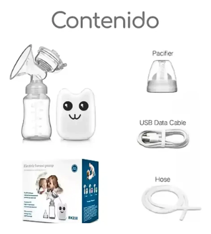 SACALECHE EXTRACTOR LECHE MATERNA ELECTRICO EXTRACTOR USB - 4