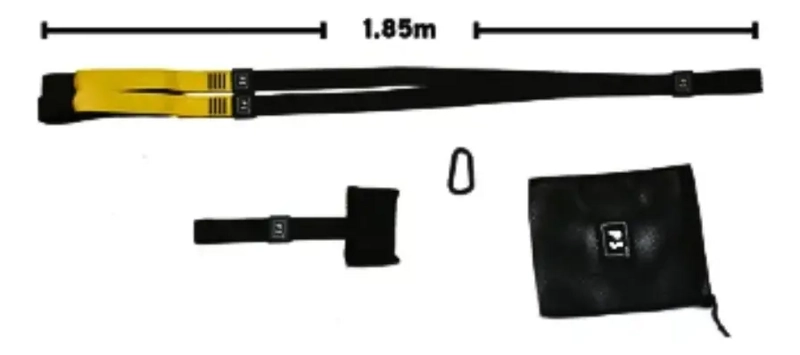 SET BANDAS DE SUSPENSION ENTRENAMIENTO TRX CROSSFIT - 2