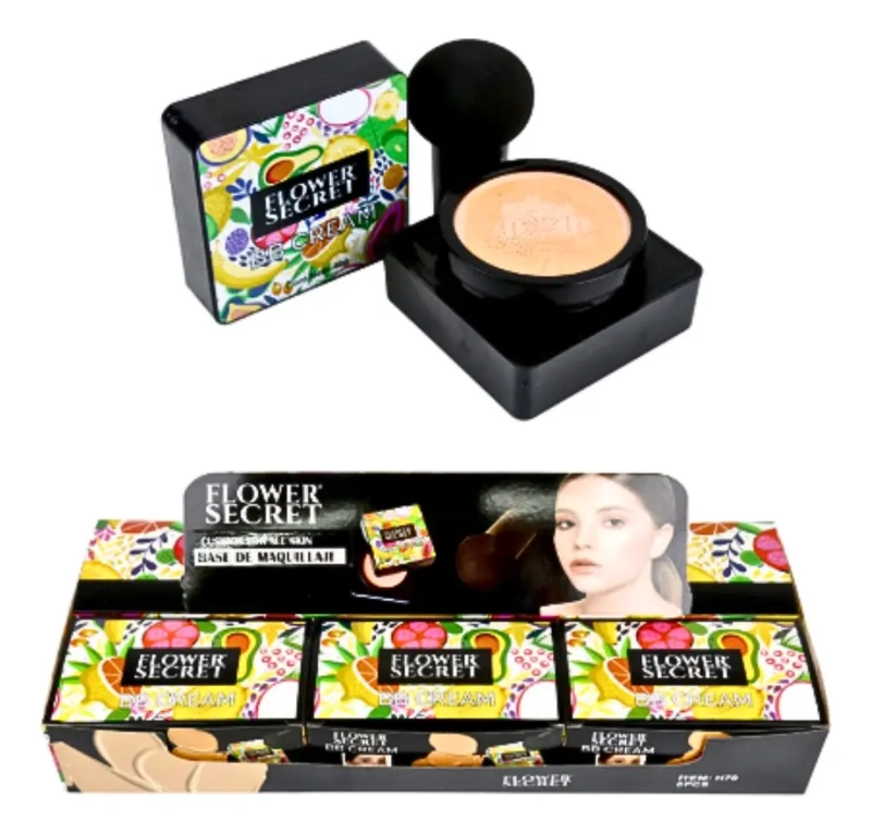 BB CREAM BASE DE MAQUILLAJE EN CREMA FLOWER SECRET TONO 03 - 5