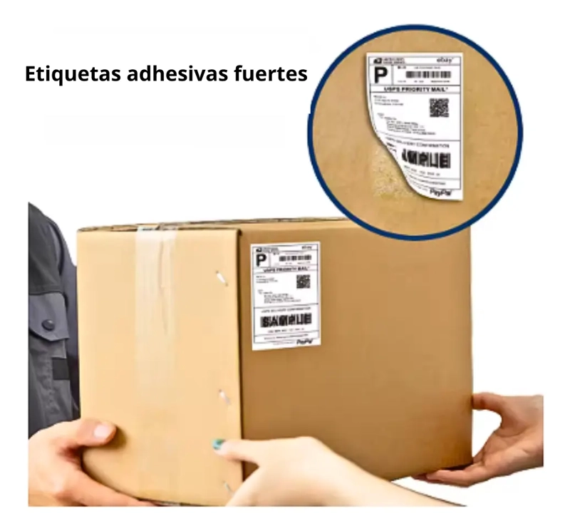 3 ROLLOS ETIQUETAS TE RMICAS ADHESIVA 100X150MM 500 UNIDADES - 5