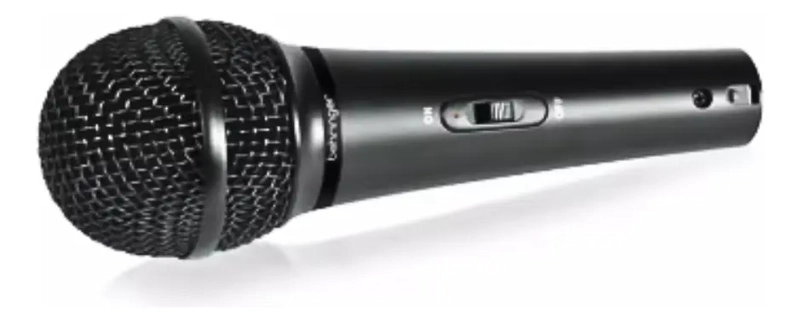 MICROFONO INALAMBRICO PROFESIONAL DINAMICO KARAOKE NEGRO - 2