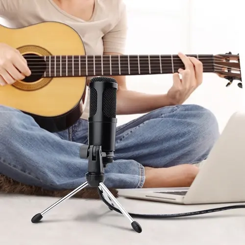 MICROFONO CONDENSADOR STUDIO GRABACION LOCUCION STREAMING - 5