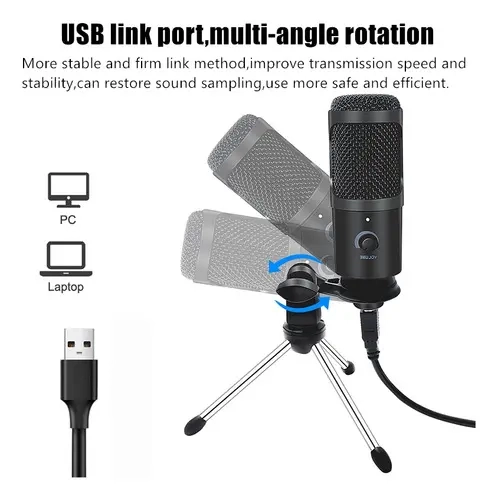 MICROFONO CONDENSADOR STUDIO GRABACION LOCUCION STREAMING - 6