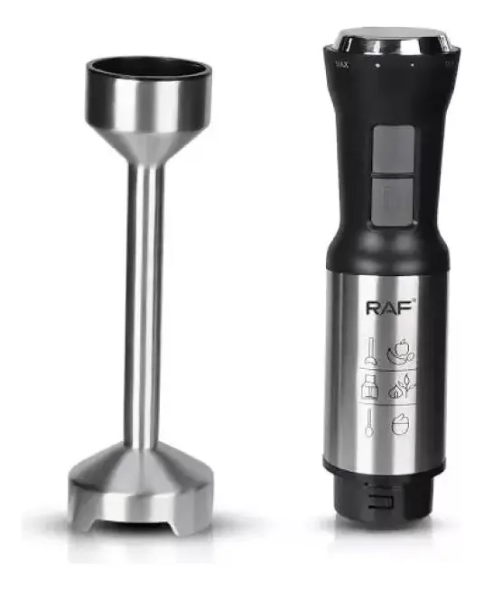 BATIDOR DE MANO BATIDORA DE INMERSION 600W RAF R.294 NEGRO - 3