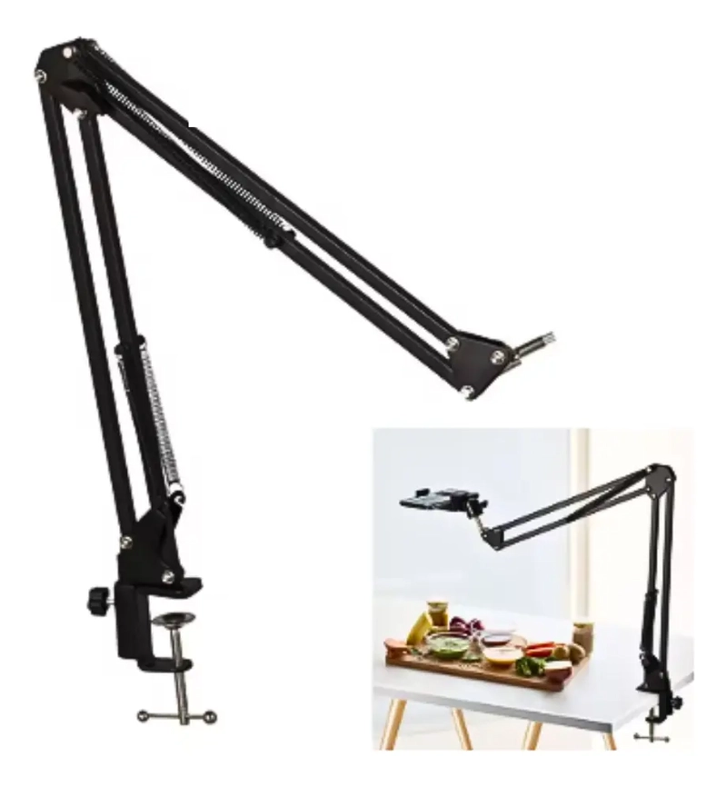 SOPORTE AJUSTABLE PROFESIONAL GRABACION PARA CELULAR TABLET - 4