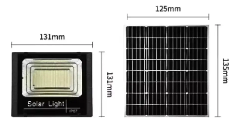 FOCO REFLECTOR EXTERIOR RECARGA SOLAR 50W AHORRA ENERGIA - 2