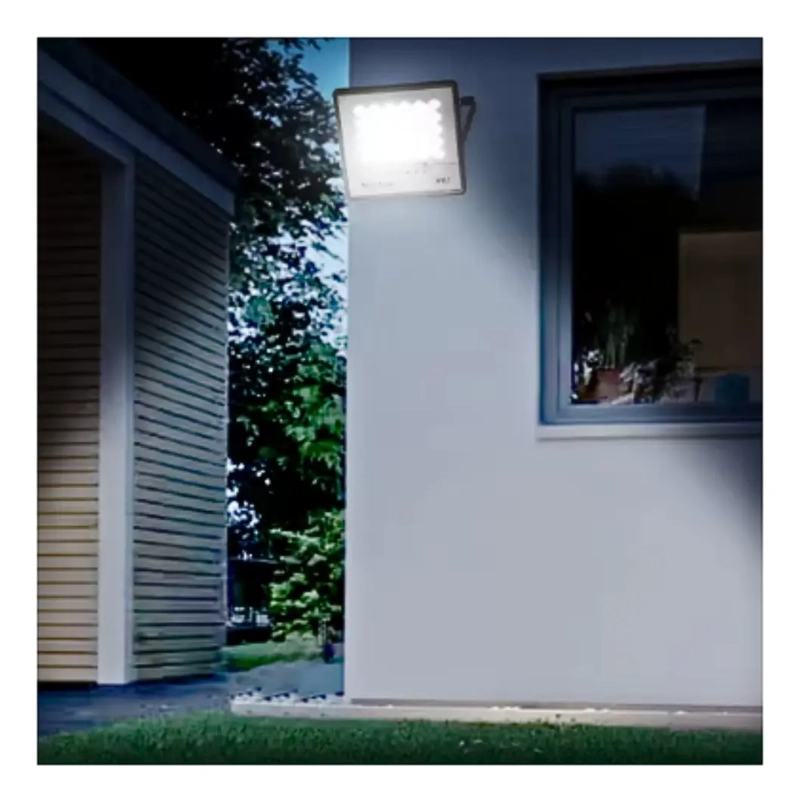 FOCO REFLECTOR EXTERIOR RECARGA SOLAR 200W AHORRA ENERGIA - 4