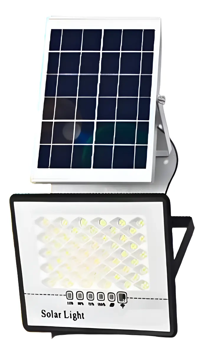 FOCO REFLECTOR EXTERIOR RECARGA SOLAR 300W AHORRA ENERGIA - 1