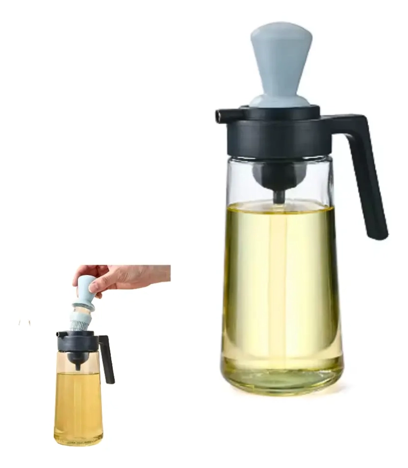 BOTELLA DISPENSADOR DE ACEITE VINAGRE 550ML 2 EN 1 - 1