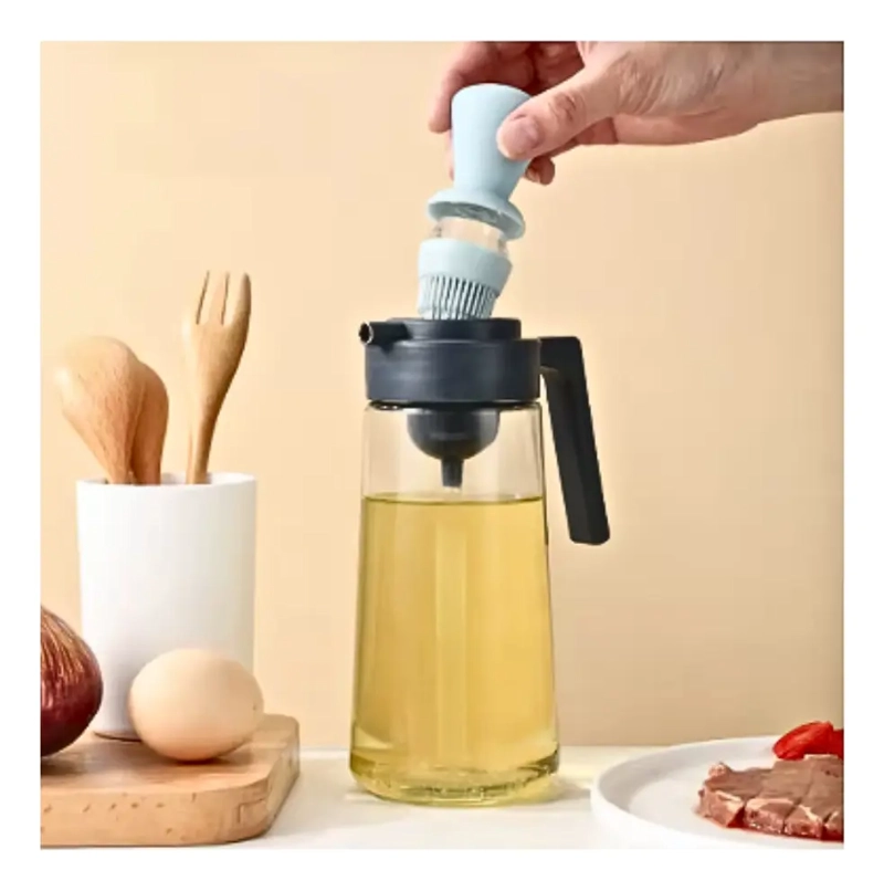 BOTELLA DISPENSADOR DE ACEITE VINAGRE 550ML 2 EN 1 - 2