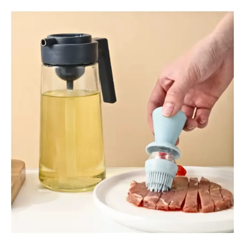 BOTELLA DISPENSADOR DE ACEITE VINAGRE 550ML 2 EN 1 - 3