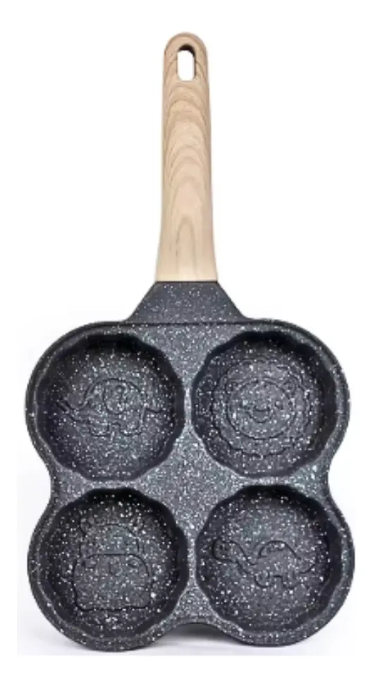 SARTE N 4 DIVISIONES HUEVOS HAMBURGUESAS HOT CAKE CON DISEÑOS - 1