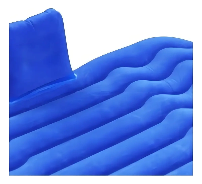 COLCHON INFLABLE 1 PLAZA AUTO CARSUN CON ALMOHADAS Y COMPRESOR 12V - 2