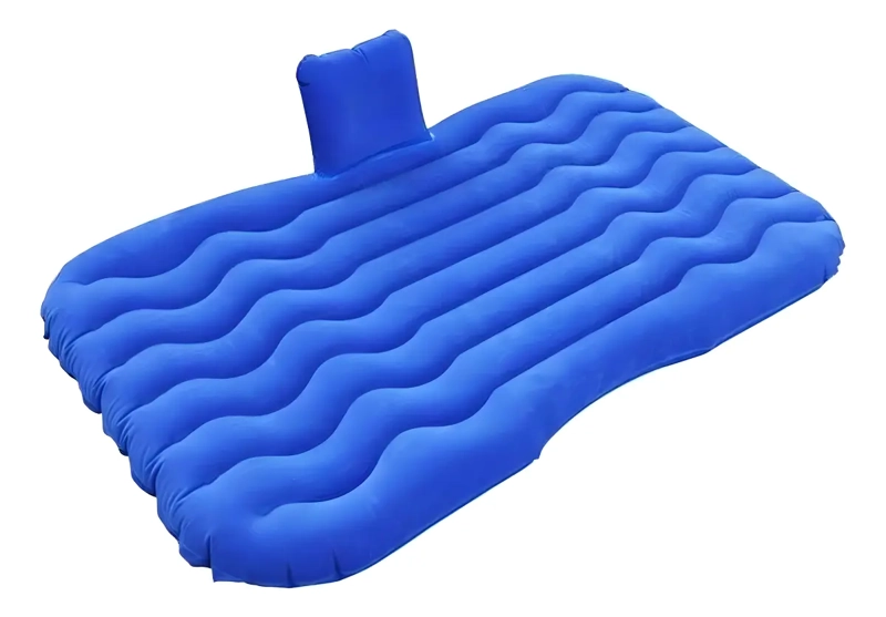 COLCHON INFLABLE 1 PLAZA AUTO CARSUN CON ALMOHADAS Y COMPRESOR 12V - 6