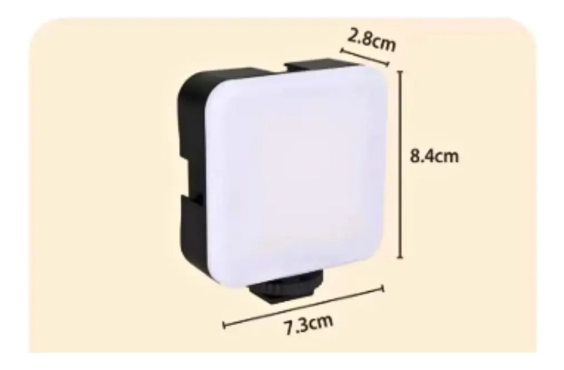 KIT SOPORTE CELULAR CAMARA FOTOS VIDEO MICROFONO LUZ LED - 6