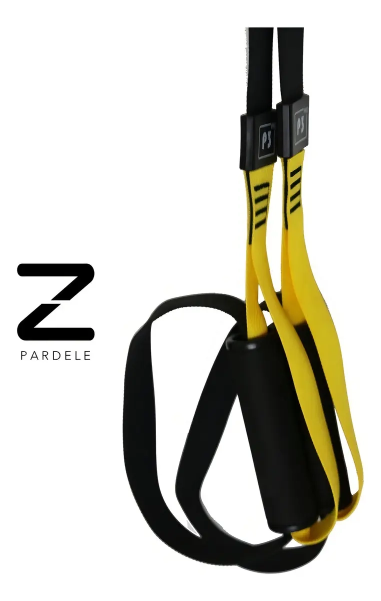 BANDAS SUSPENSION TIPO TRX CUERDAS GYM SUSPENSION TRAINING NEGRO - 7