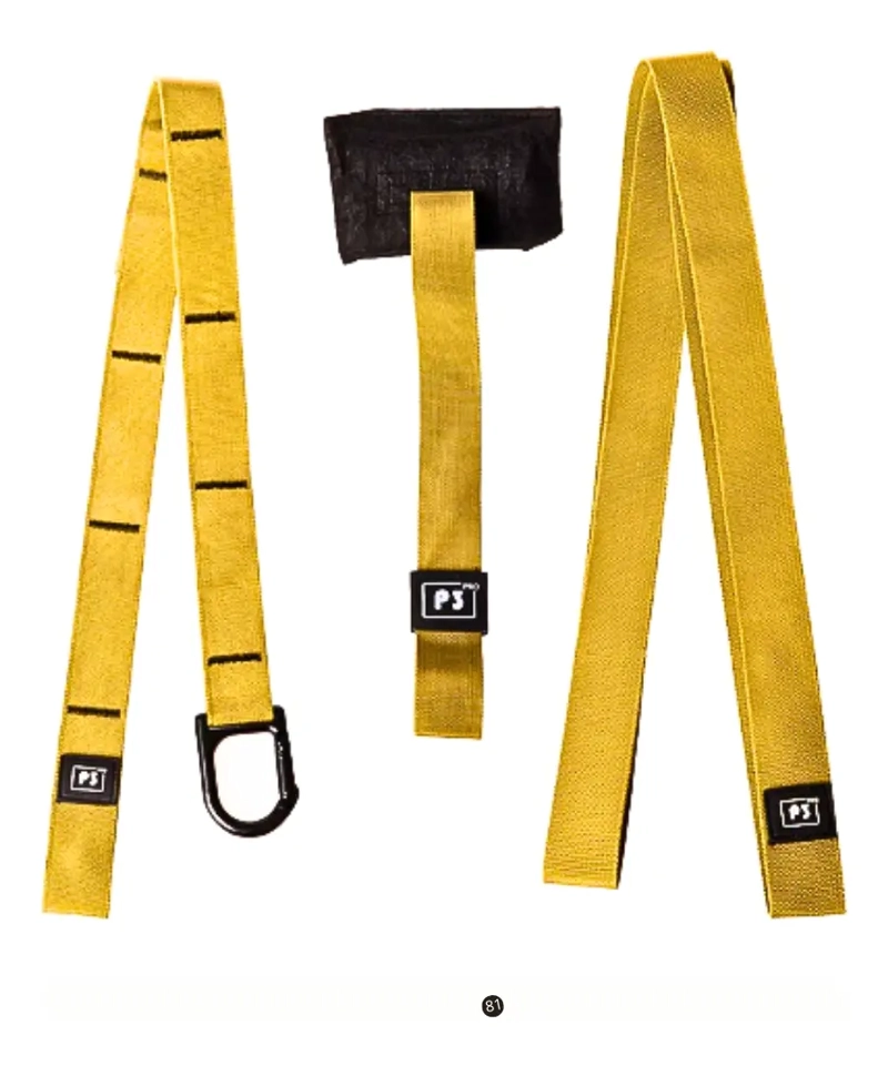 SET BANDAS 3PRO DE SUSPENSION FULL BODY TRX COLOR NEGRO - 2