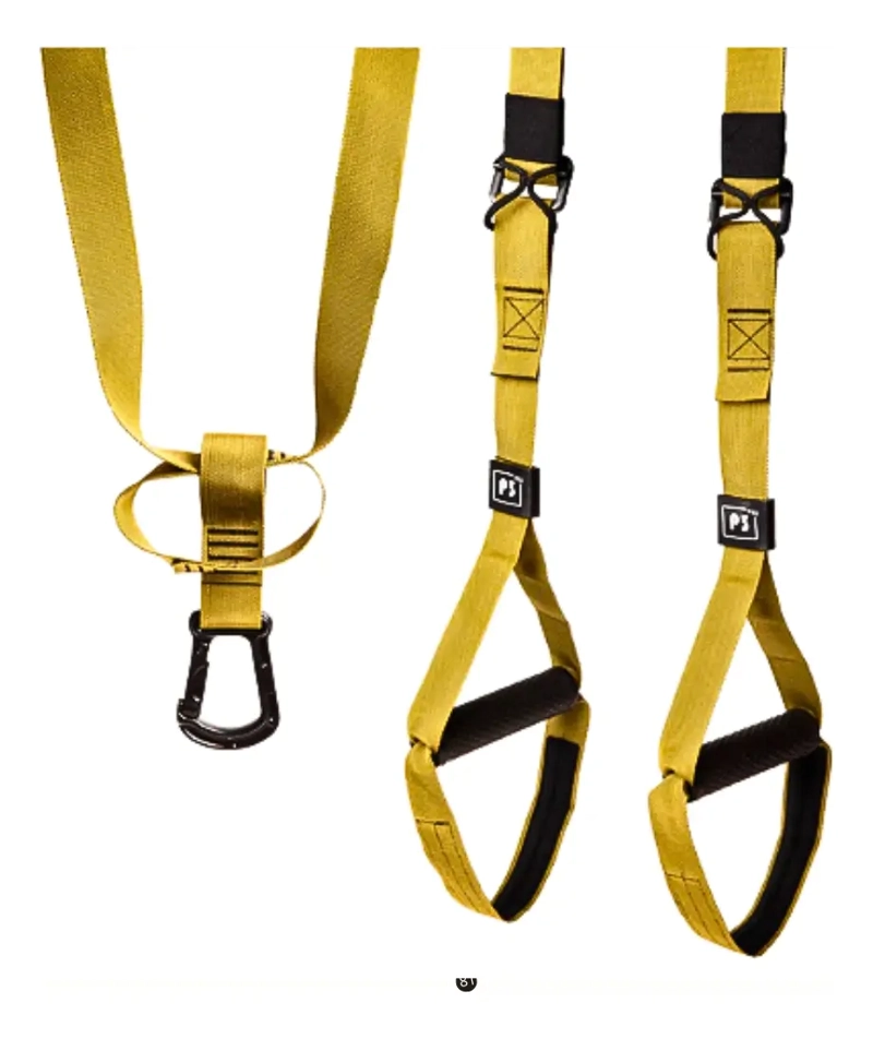 SET BANDAS 3PRO DE SUSPENSION FULL BODY TRX COLOR NEGRO - 4