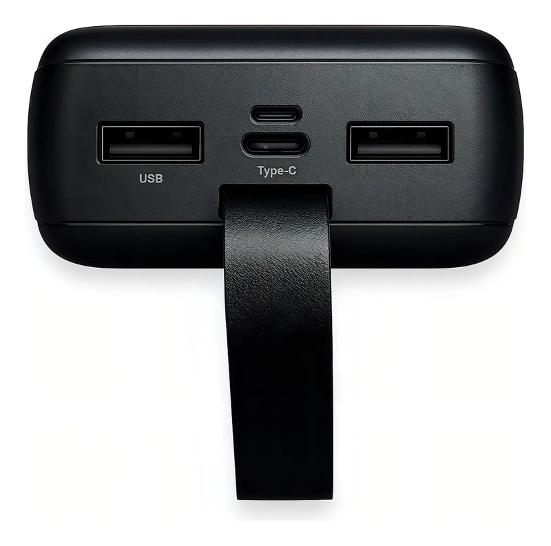 CARGADOR PORTATIL POWER BANK 30000MAH CARGA RAPIDA NEGRO - 3