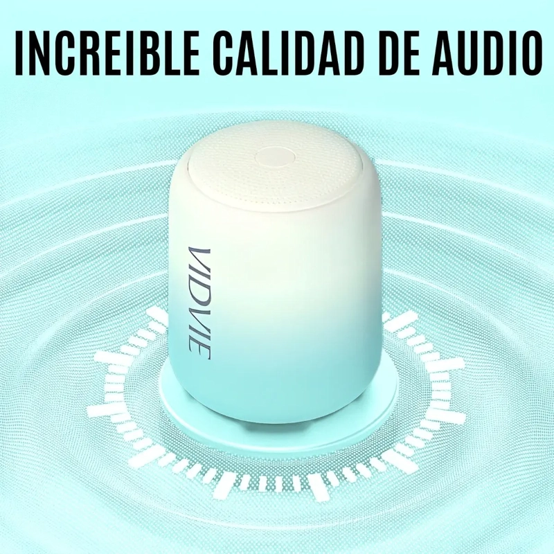 PARLANTE BLUETOOTH 5.0 WATERPROOF VIDVIE PORTATIL SPEAKER - 7