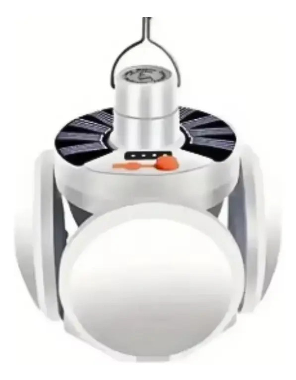 AMPOLLETA LED RECARGABLE SOLAR Y USB EMERGENCIA O CAMPING - 1