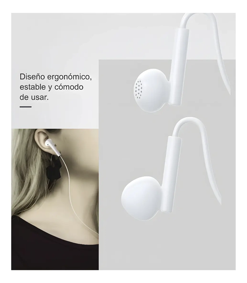 AUDIFONOS CON CABLE USB-C COMPATIBLE IPHONE Y ANDROID - 2