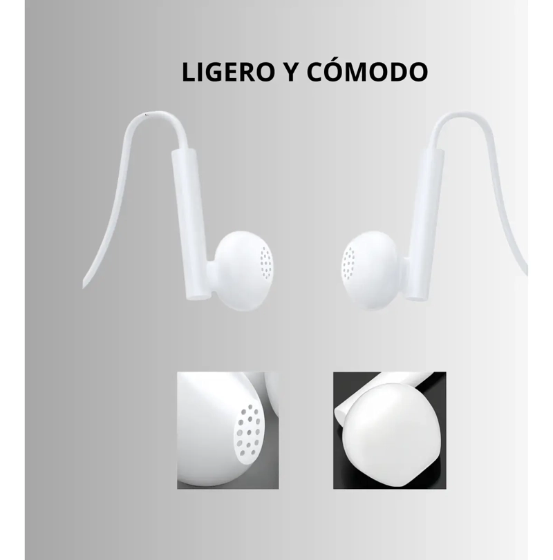 AUDIFONOS CON CABLE USB-C COMPATIBLE IPHONE Y ANDROID - 4